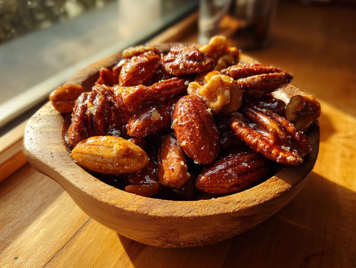 Candied Nuts (Sweet & Spicy) - HIDDEN RECIPE