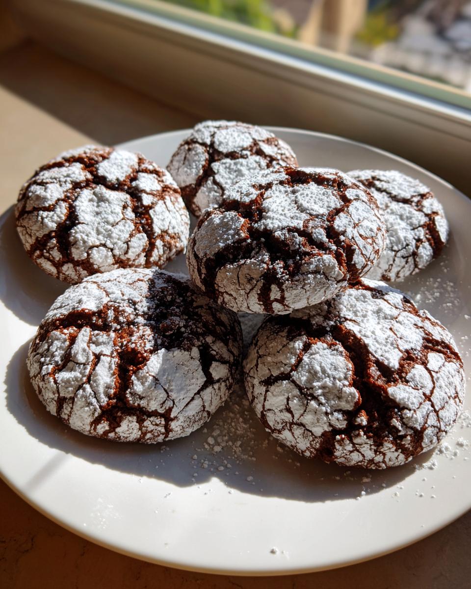 Chocolate Crinkle Cookies - detail 1