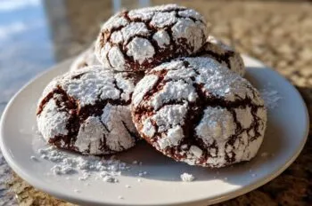 Chocolate Crinkle Cookies - HIDDEN RECIPE