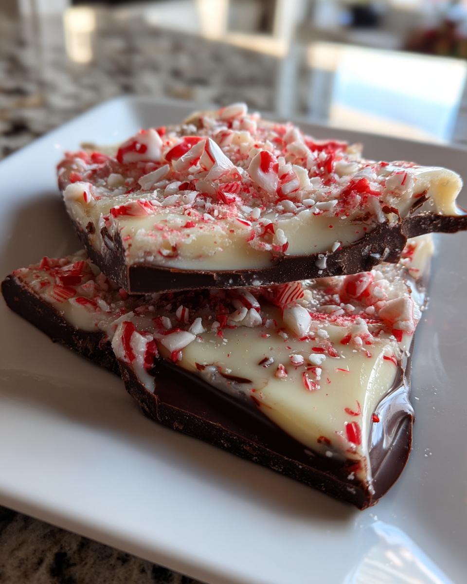 Chocolate Peppermint Bark - detail 1