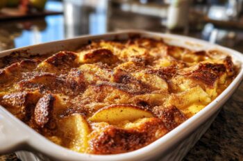 Cozy Cinnamon Apple Baked French Toast Casserole (Holiday Brunch) - HIDDEN RECIPE