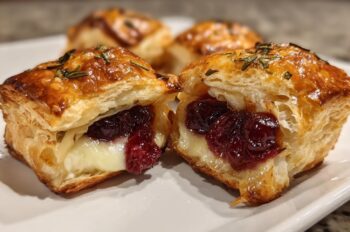 Cranberry Brie Bites (Easy Appetizer) - HIDDEN RECIPE