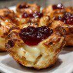 Cranberry Brie Bites (use plant-based cheese if desired)