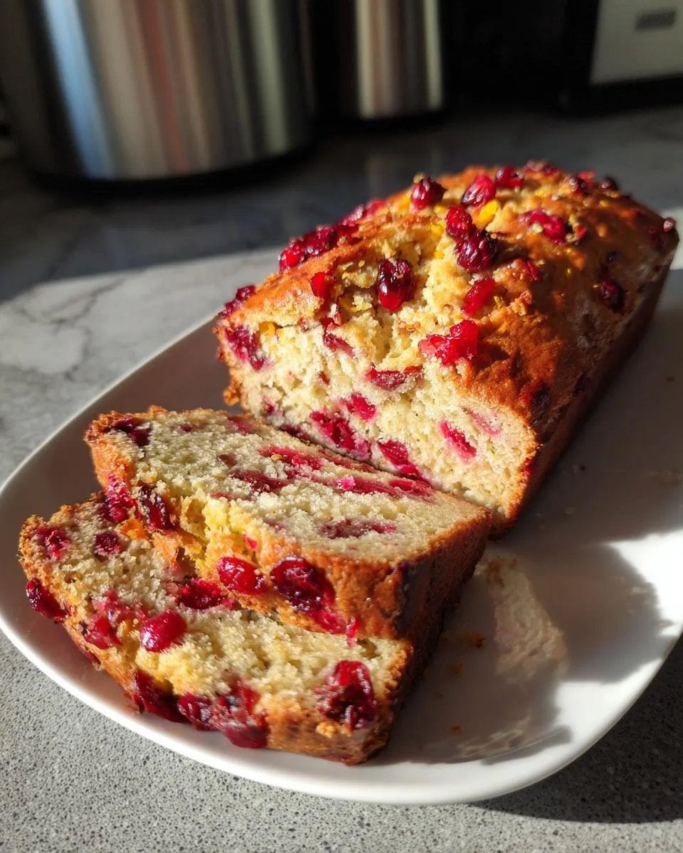 Cranberry Orange Bread - detail 1