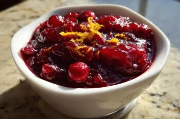 Cranberry Sauce (Fresh, Orange Zest) - HIDDEN RECIPE