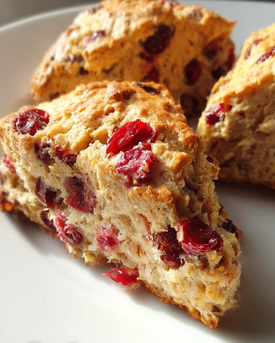 Cranberry Spelt Scones - detail 1