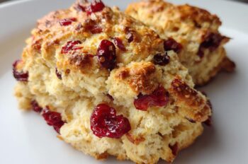Cranberry Spelt Scones