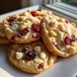 Cranberry White Chocolate Chip Cookies - HIDDEN RECIPE