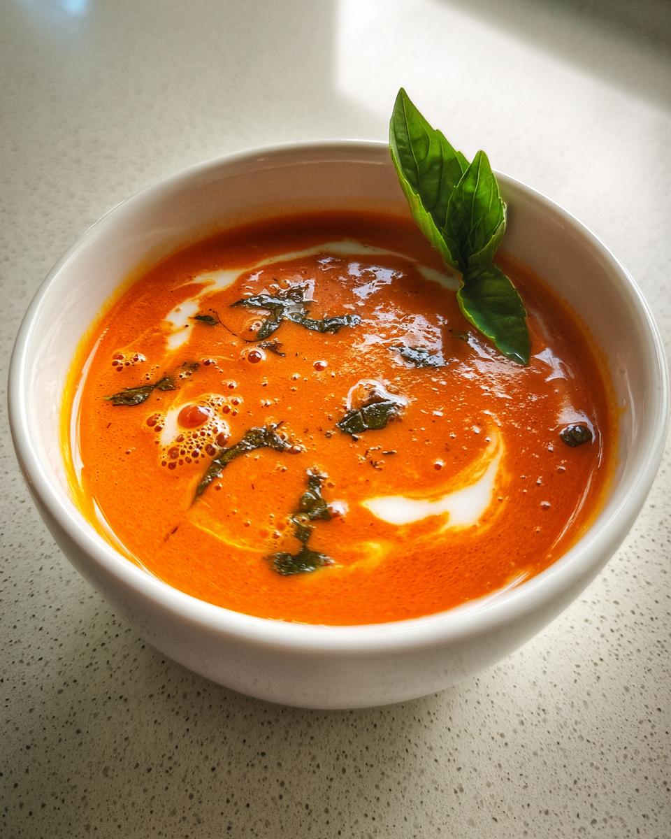 Creamy Tomato Basil Soup - detail 1
