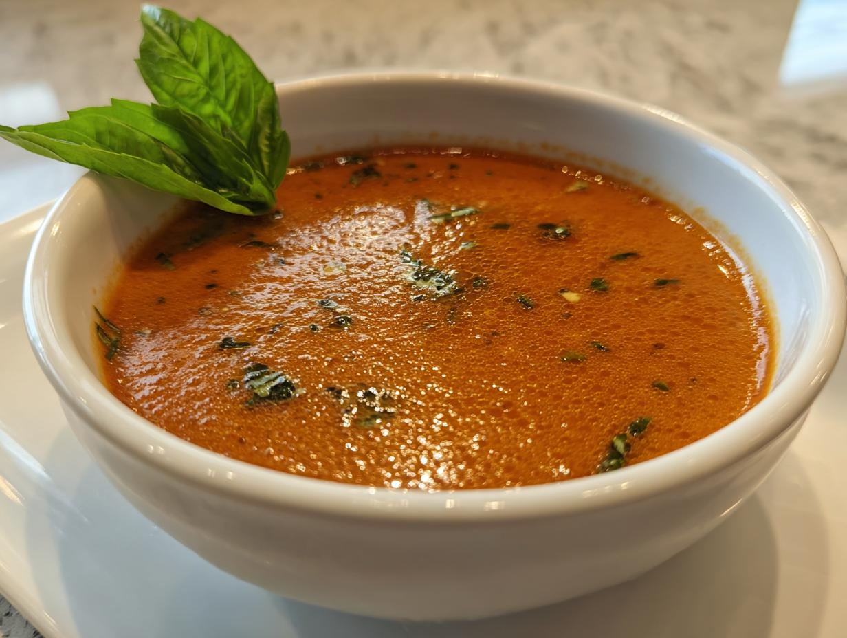 Creamy Tomato Basil Soup