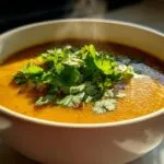 Curried Pumpkin & Red Lentil Soup (Vegetarian) - HIDDEN RECIPE