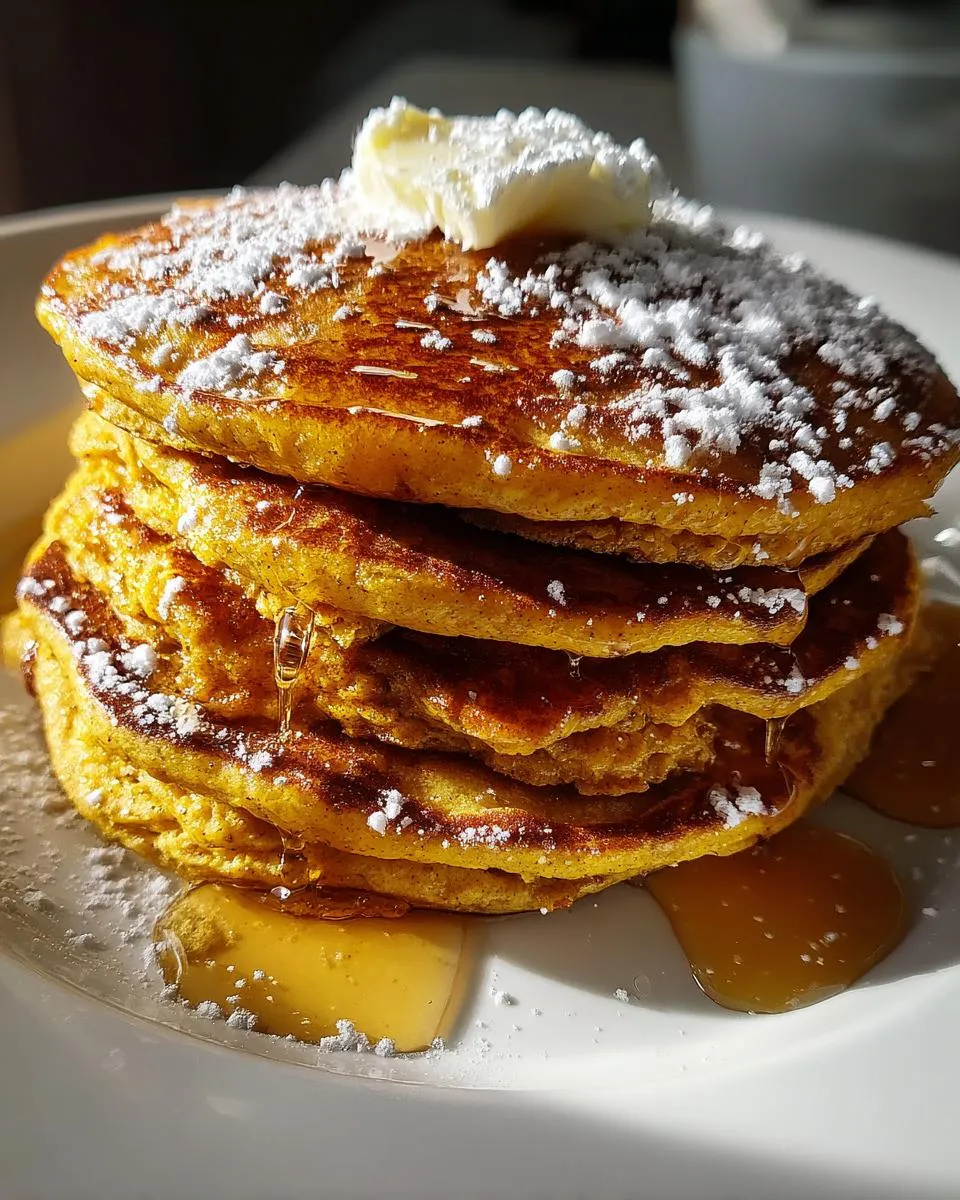 Easy Fluffy Pumpkin Spice Pancakes (Weekend Brunch Essential!) - HIDDEN RECIPE - detail 1