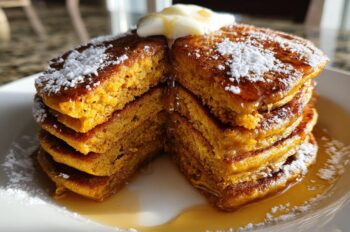 Easy Fluffy Pumpkin Spice Pancakes (Weekend Brunch Essential!) - HIDDEN RECIPE