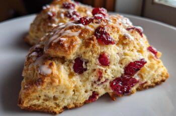 Festive Cranberry Orange Scones