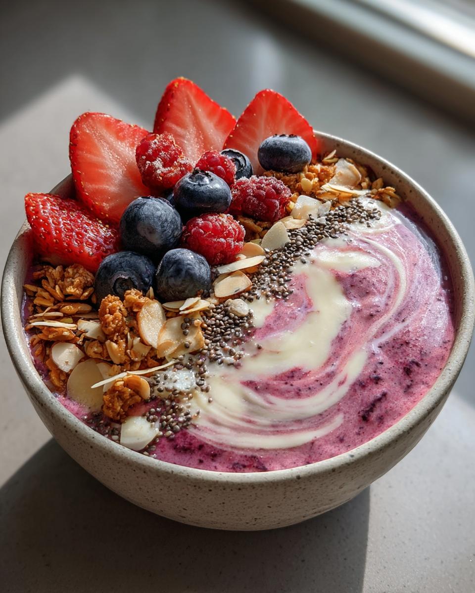 Fresh Berry Smoothie Bowl - detail 1