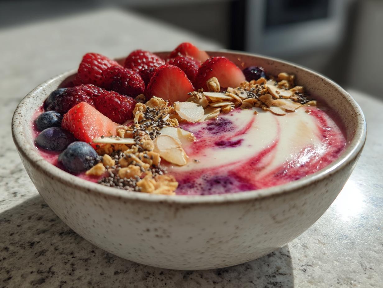 Fresh Berry Smoothie Bowl
