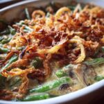 Green Bean Casserole (Homemade Mushroom Sauce) - HIDDEN RECIPE