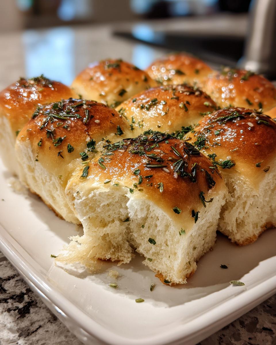 Herbed Dinner Rolls - detail 1