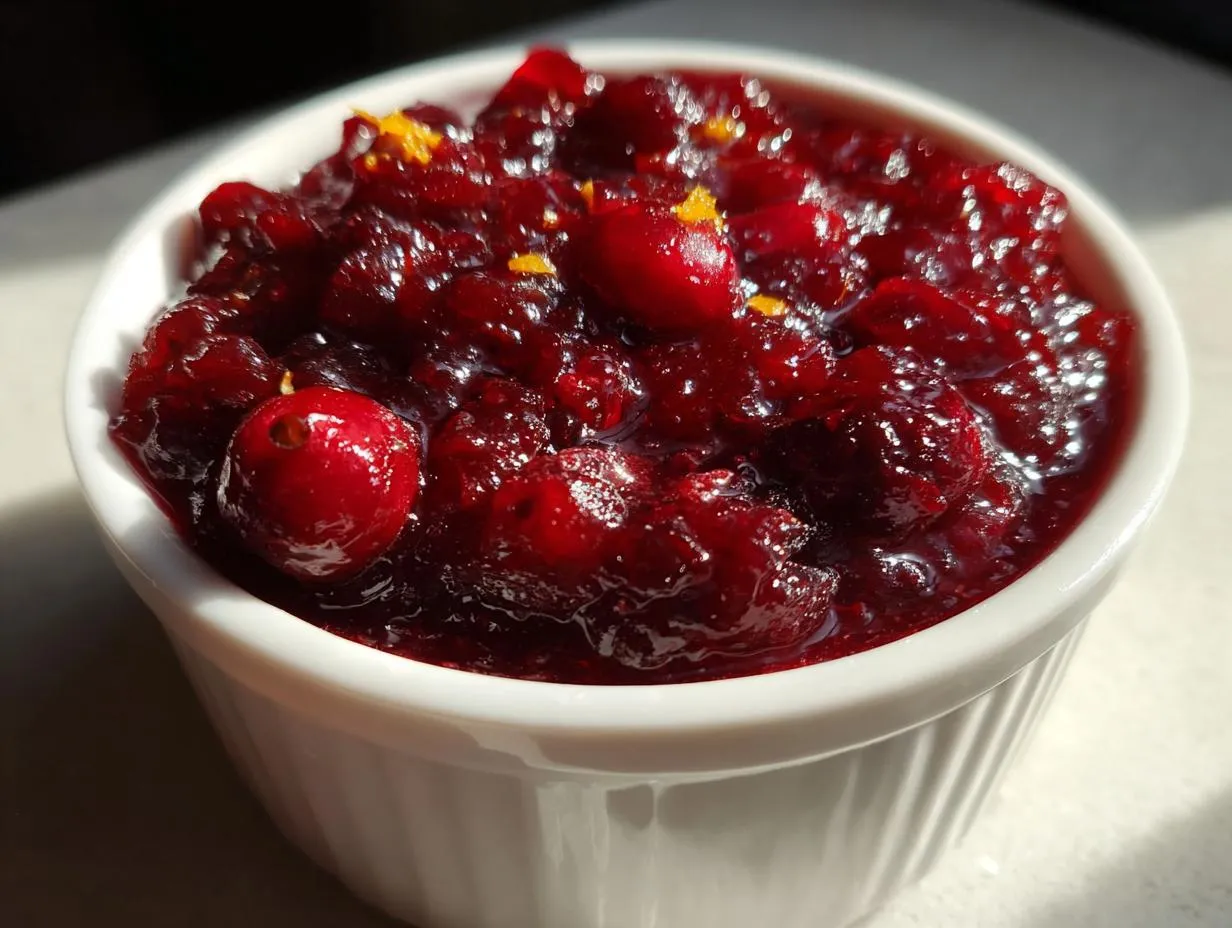 Homemade Cranberry Sauce with Orange Zest (No More Canned!) - HIDDEN RECIPE
