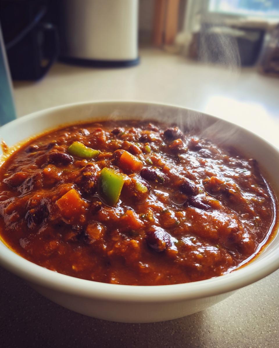 Homemade Vegetarian Chili - detail 1