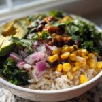 Kale, Black Bean & Avocado Burrito Bowl