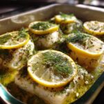 Lemon Dill Baked White Fish