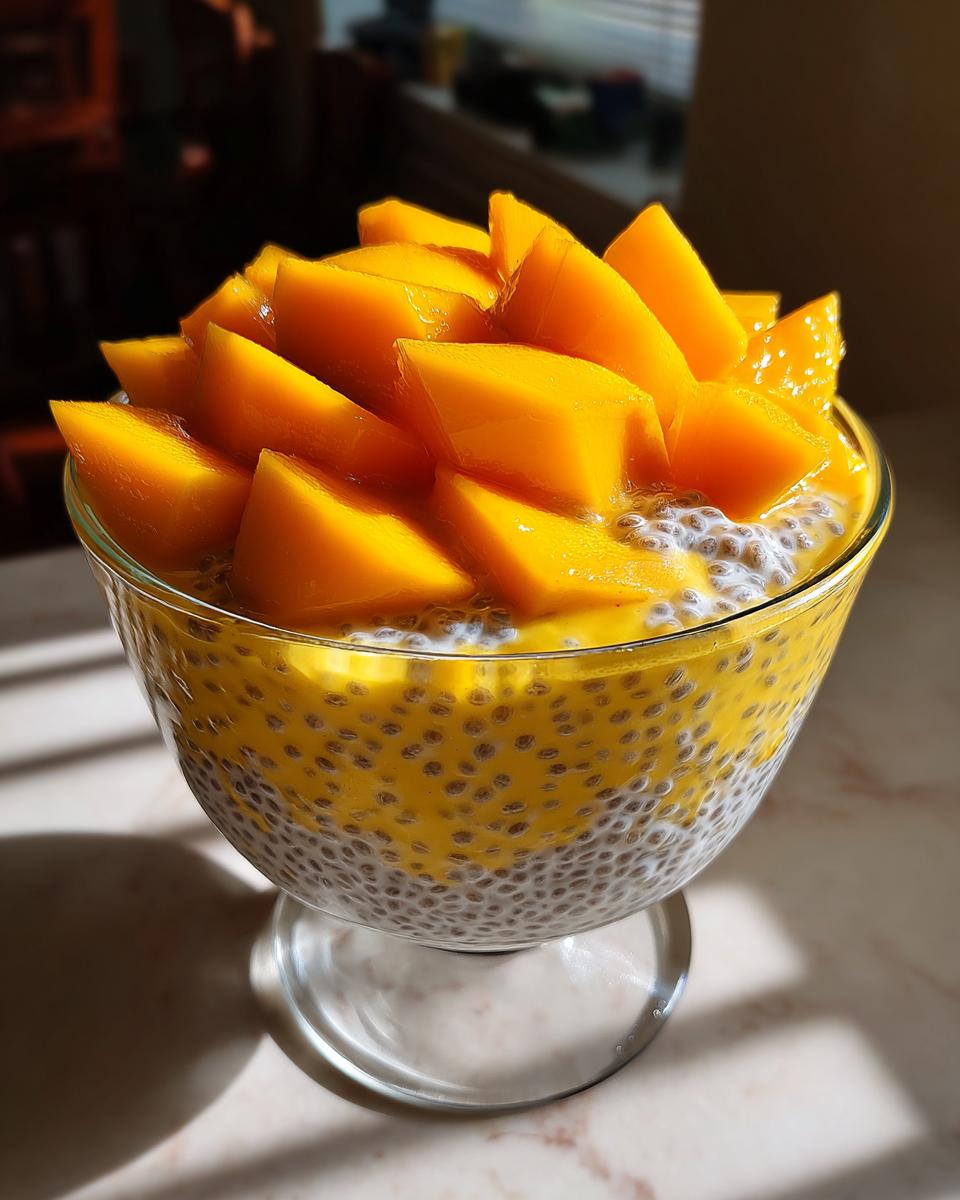 Mango Chia Pudding - detail 1
