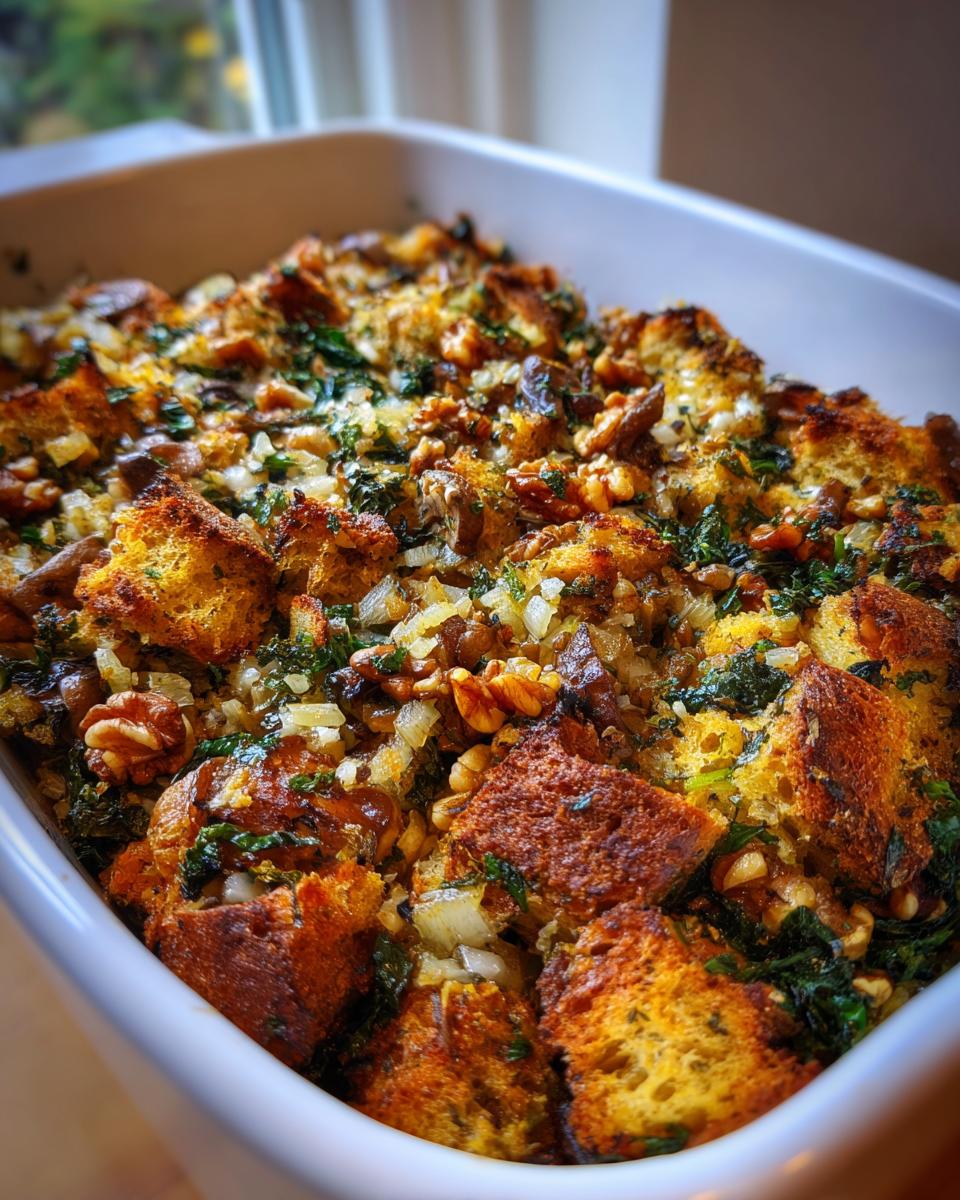 Mushroom, Kale & Walnut Stuffing - detail 1