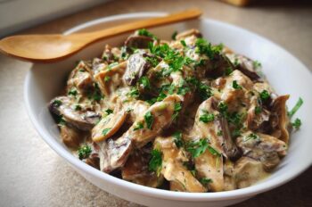 Mushroom Stroganoff