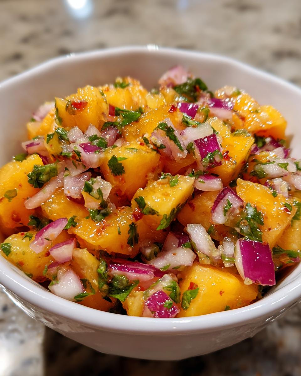 Peach Salsa - detail 1