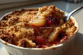 Pear and Cranberry Crumble - HIDDEN RECIPE