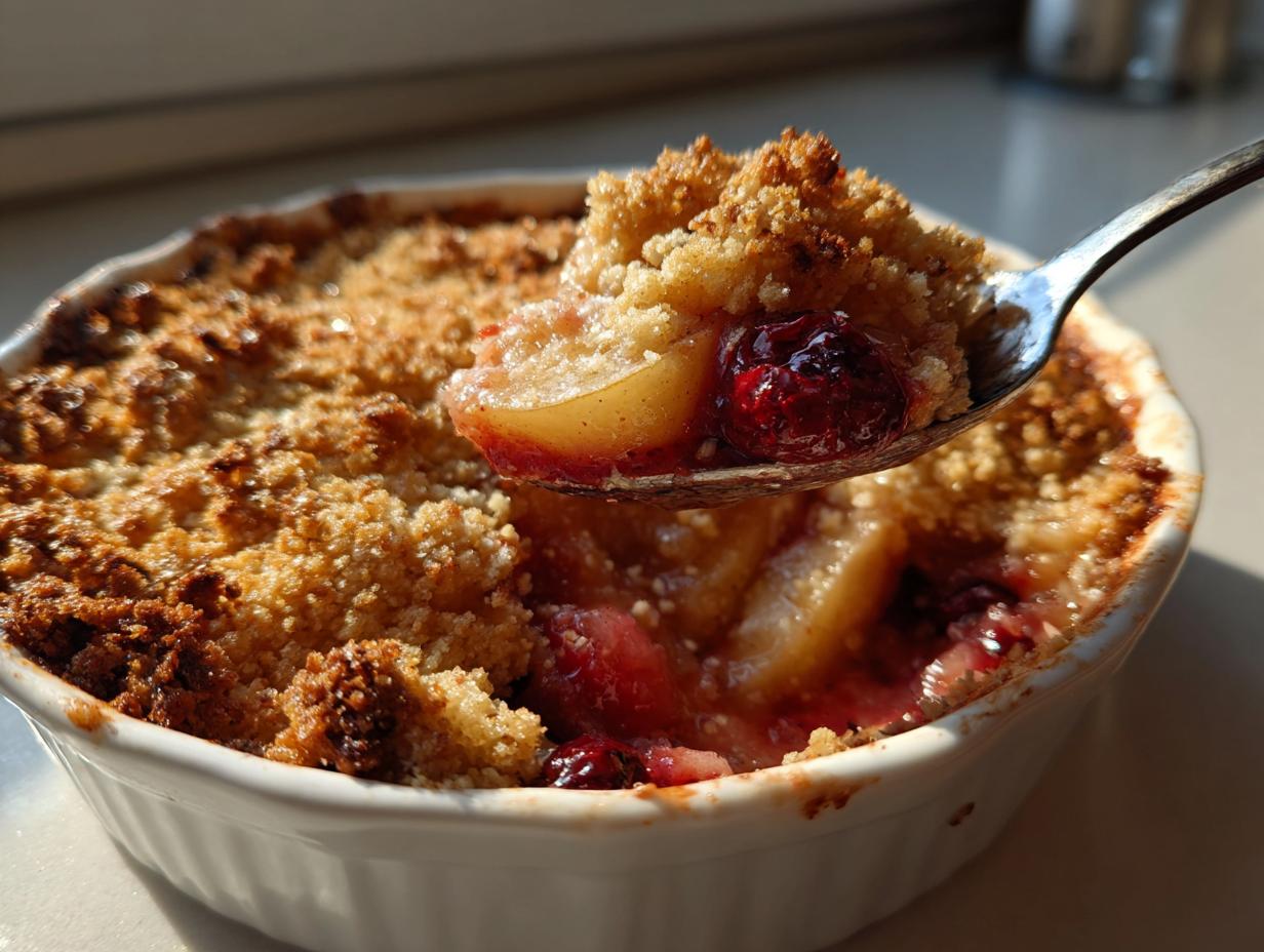 Pear and Cranberry Crumble - HIDDEN RECIPE