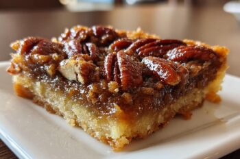 Pecan Pie Bars (no alcohol)