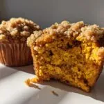 Pumpkin Muffins with Streusel Topping - HIDDEN RECIPE