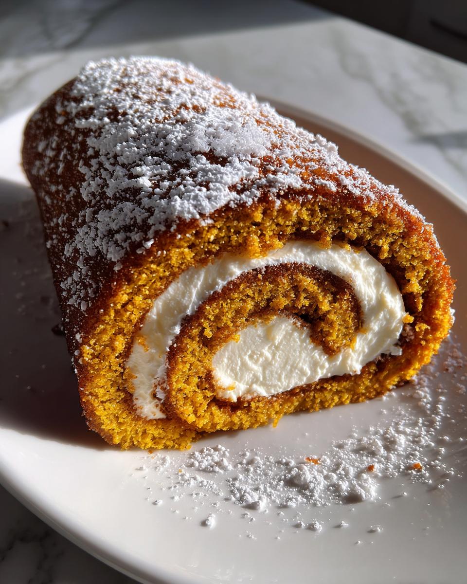 Pumpkin Roll with Cream Cheese Filling - HIDDEN RECIPE - detail 1
