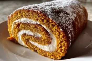 Pumpkin Roll with Cream Cheese Filling - HIDDEN RECIPE