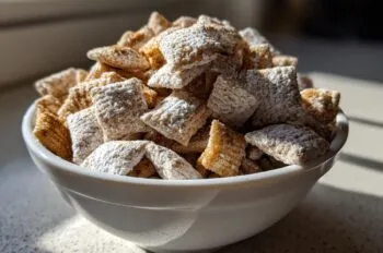 Pumpkin Spice Muddy Buddies (Puppy Chow) - HIDDEN RECIPE