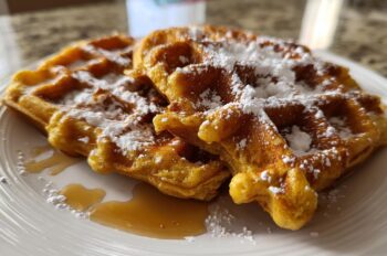Pumpkin Spice Waffles (Weekend Brunch) - HIDDEN RECIPE