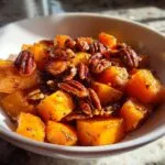 Roasted Butternut Squash with Maple Pecans - HIDDEN RECIPE