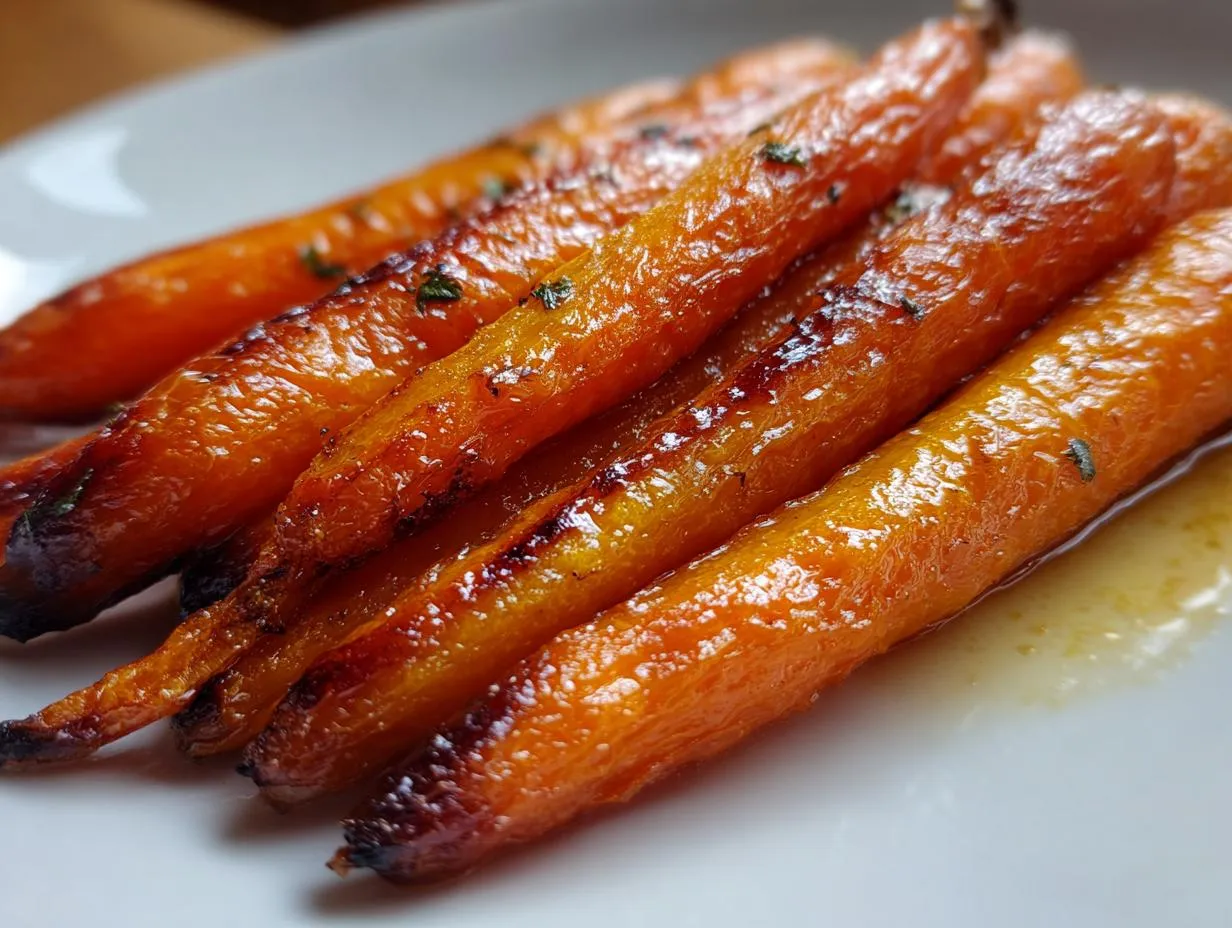 Roasted Carrots with Maple Glaze - HIDDEN RECIPE