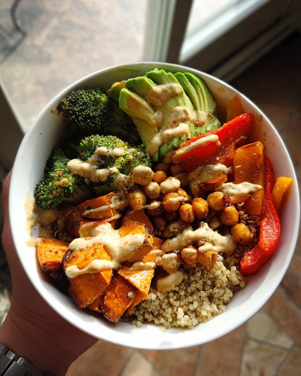 Roasted Vegetable Buddha Bowl - detail 1