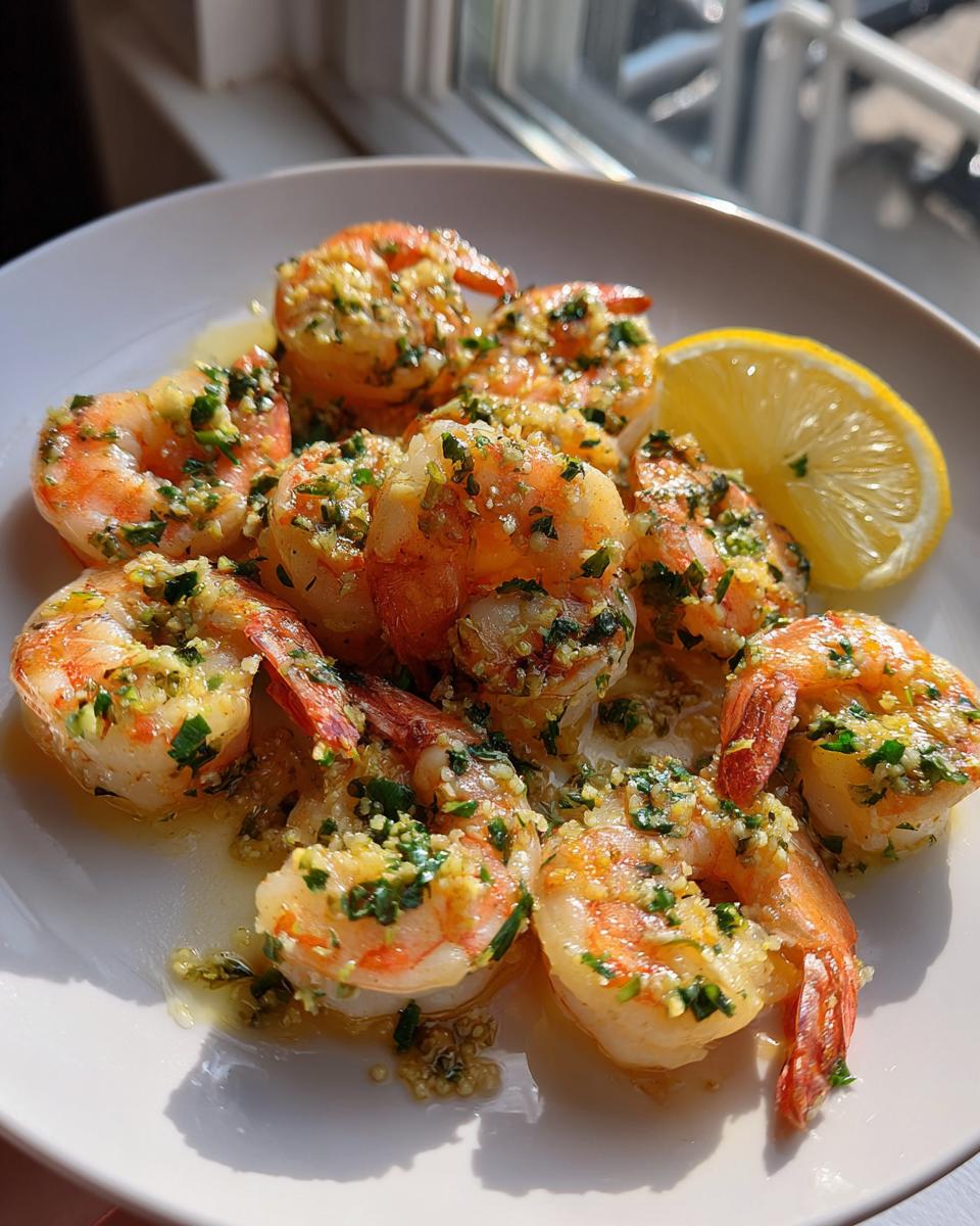 Sautéed Garlic Lemon Shrimp - detail 1