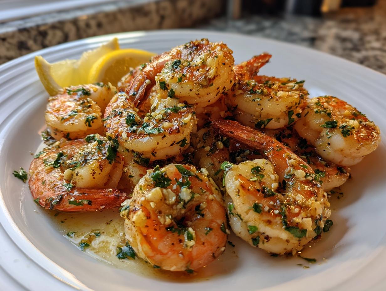Sautéed Garlic Lemon Shrimp