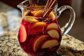 Spiced Apple Cider Sangria (Perfect for Fall Gatherings!) - HIDDEN RECIPE
