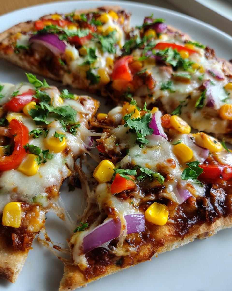 Summer Vegetarian BBQ Flatbreads - detail 1