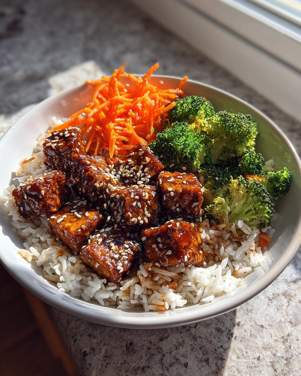 Teriyaki Tempeh Bowls - detail 1