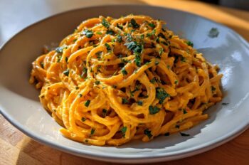 Vegan Creamy Butternut Squash Pasta