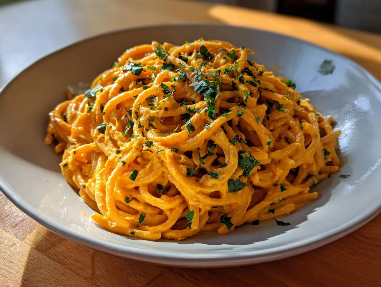 Vegan Creamy Butternut Squash Pasta