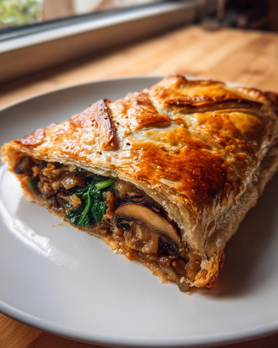 Vegan Mushroom Wellington - detail 1
