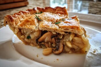Vegan Mushroom & White Bean Pot Pie